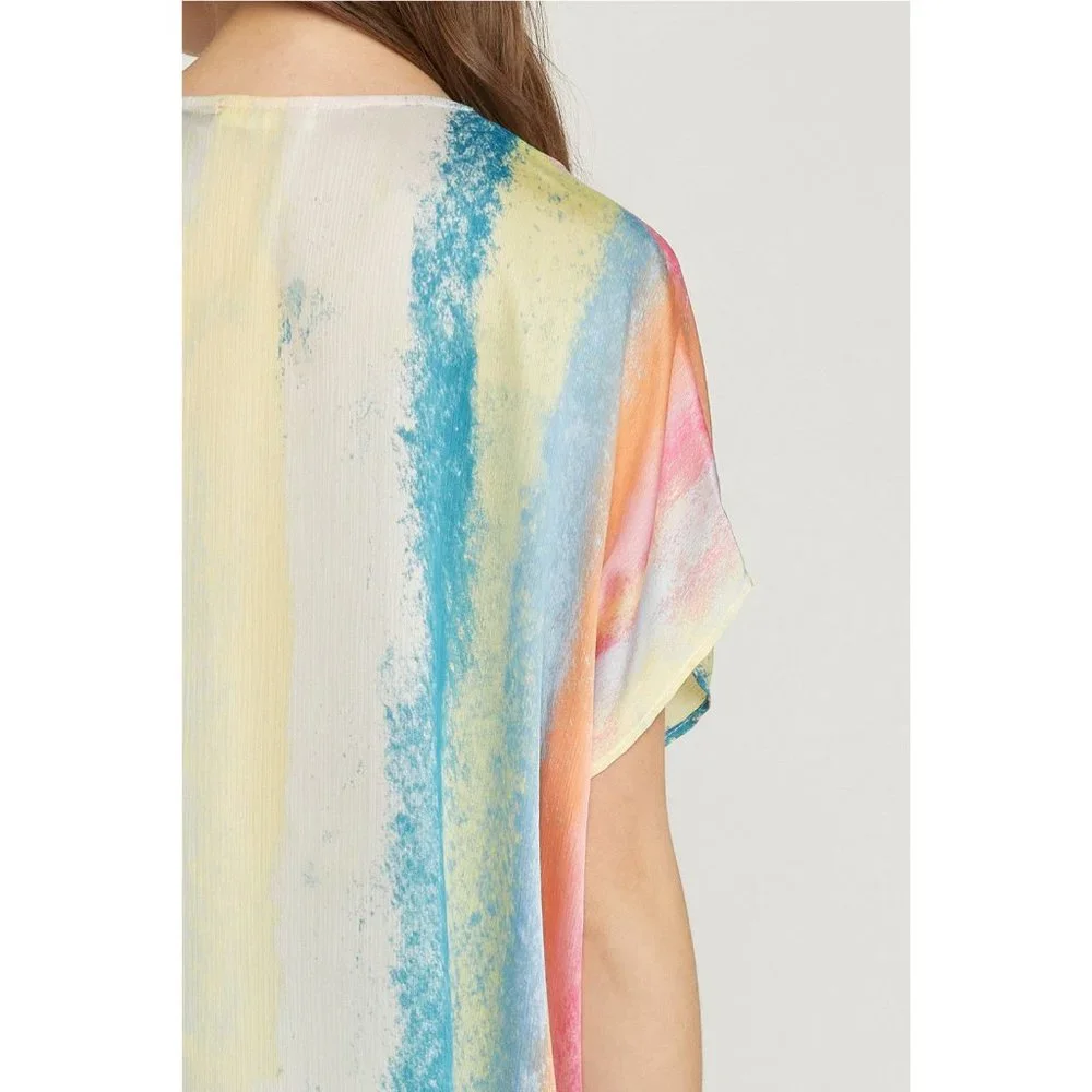 Entro Rainbow Placket Top - Picture 6 of 6